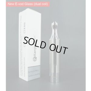 画像1: Kanger Tech・New Evod Glassクリアロマイザー（シルバー）【電子タバコ・VAPE用アトマイザー】