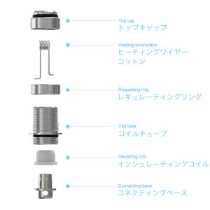 画像2: Joyetech - eGo ONEシリーズ専用CLRヘッド（リビルダブル可能）