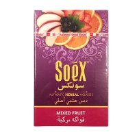 SOEX　- Mixed Fruit ミックスフルーツ 50g（ニコチンなし シーシャ用ハーブフレーバー）