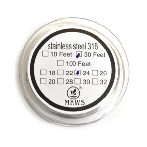 画像1: Stainless Steel 316 Wire（ステンレススチール316・ワイヤー）10メートル