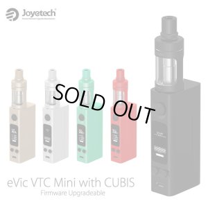 画像1: Joyetech - eVic VTC Mini  with CUBIS（Ver 3.01アップデート済み）【温度管理機能付き・電子タバコ／VAPEスターターキット】