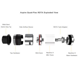 画像5: Aspire - Quad-Flex 【中〜上級者向け・電子タバコ／VAPEアトマイザー】