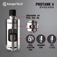 Kanger - PROTANK4【電子タバコ／VAPEアトマイザー】