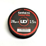 UD - Kanthal A1・Twisted（カンタルワイヤー・28G×3本のツイスト）約5m