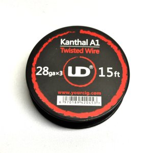 画像1: UD - Kanthal A1・Twisted（カンタルワイヤー・28G×3本のツイスト）約5m