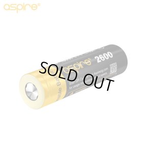 画像1: Aspire - INR 18650 リチウムイオン充電池【フラットトップ／2600mAh／Max35A】