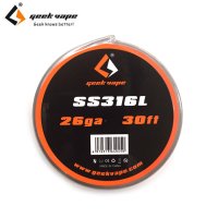 Geek Vape - SS 316L Wire（ステンレススチール）約10m