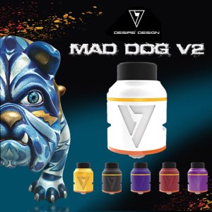 画像1: Desire - MAD DOG RDA V2【中〜上級者向け・電子タバコ／VAPEアトマイザー】