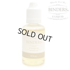 画像1: 【国産】 BINDERS - E-LIQUID （ビンダース・ロイヤル）【電子タバコ／電子シーシャ／VAPE用・補充リキッド】
