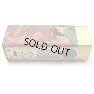 画像4: Woody Vapes  - Stabilized Wood SIII MOD（ゴールド × ブラウン）【温度管理機能・アップデート機能付き・電子タバコ／VAPE】