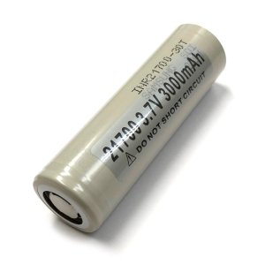 画像1: Samsung - INR21700 リチウムイオン充電池 【フラットトップ／3000mAh／MAX35A】