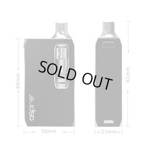 画像3: Aspire  - K1 Stealth Kit  【初心者おすすめ／電子タバコ／VAPEスターターキット】