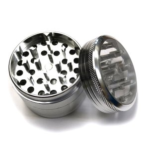 画像2: 4pc Clear Top  Grinder クリアキャップ アルミグラインダー φ50mm