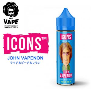 画像1: PRO VAPE ICONS  - JOHN VAPENON（ライチ＆ピーチ＆レモン）60ml