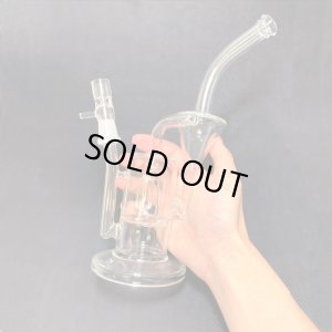 画像4: パイレックス製・ガラスボング「リサイクラー」27cm