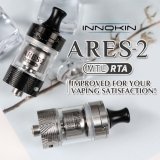 Innokin - ARES 2 MTL RTA （D22 ／ D24）【中〜上級者向け・電子タバコ／VAPEアトマイザー】