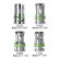 画像2: Eleaf - GZ コイル （5個入り）  【iStick Pico2 Kit ／ iStick  S80 Kit ／ iStick P100】 (2)