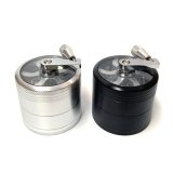 4pc Metal Crank Grinder ハンドル付き グラインダー φ55mm
