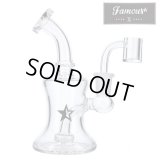 Famous X - 6inch Bell Dab Rig ガラスボング