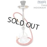 【マルチホース可能】 MYA - Econo Thunder Hookah／ クリア  【 日本語説明書付き　／ シーシャ用 フーカー 水パイプ 】