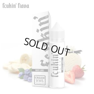 画像1: Fcukin’ Flava Cream Series - White Label （バナナ & ストロベリー & ブルーベリー & バニラアイス） 60ml