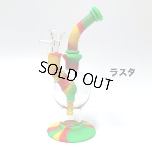 画像4: カラフルシリコン with ガラスチャンバーボング