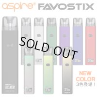（新色登場） Aspire  - Favostix Kit ファボスティックス【初心者おすすめ ／ 電子タバコ ／ VAPEスターターキット】