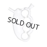 メリケンサック型 ガラス バブラー パイプ