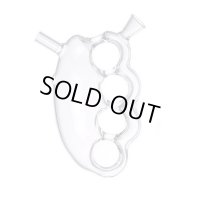 メリケンサック型 ガラス バブラー パイプ