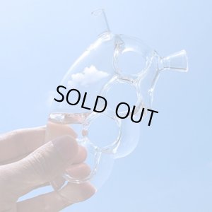 画像7: メリケンサック型 ガラス バブラー パイプ