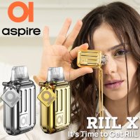 Aspire  - RIIL X アスパイア  リール エックス 【初心者おすすめ ／ 電子タバコ ／ VAPEスターターキット】