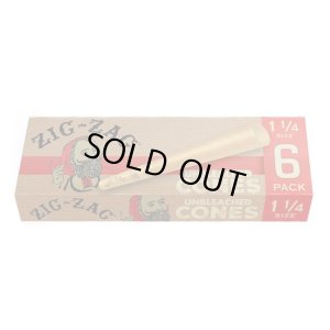 画像1: Zig Zag  - 1 1/4サイズ プレロールド コーン6本入り
