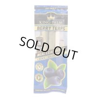 KING PALM - Berry Terps Pre-Rolled ナチュラルリーフラップ 2本入り