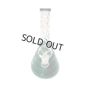 画像4: Stemless Twisted Glass Bong ステムレス ツイステッド ガラスボング 20cm