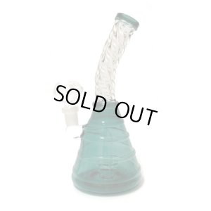 画像3: Stemless Twisted Glass Bong ステムレス ツイステッド ガラスボング 20cm