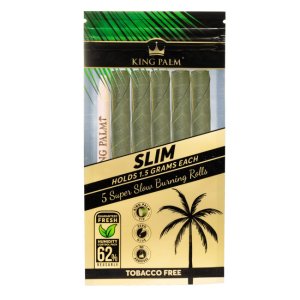 画像1: KING PALM - Slim Natural Pre-Rolled with Boveda ナチュラル リーフ ラップ 5本入り