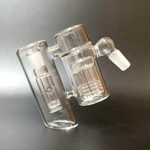 画像2: Double Tree Ash Catcher ガラスボング用 拡張チャンバーパーツ 45°（14mm／18mm）