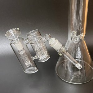 画像5: Double Tree Ash Catcher ガラスボング用 拡張チャンバーパーツ 45°（14mm／18mm）
