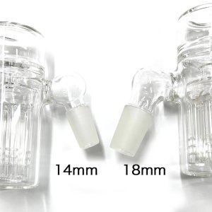 画像6: Double Tree Ash Catcher ガラスボング用 拡張チャンバーパーツ 45°（14mm／18mm）