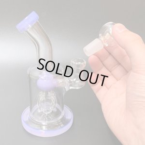 画像4: Small Stemless 4Tree Glass Bong スモールステムレス4ツリーガラスボング 15.5cm