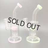 Small Stemless 6Tree Glass Bong スモールステムレス6ツリーガラスボング 20cm