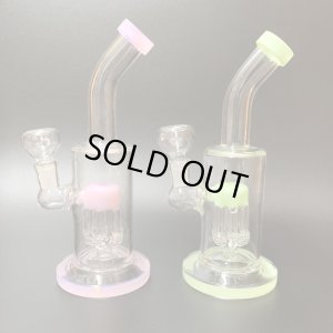 画像1: Small Stemless 6Tree Glass Bong スモールステムレス6ツリーガラスボング 20cm