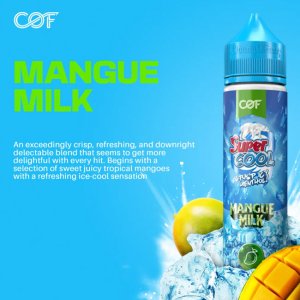 画像1: Cloudy O Funky - Super Cool Mangue Milk（メンソール＆マンゴーミルク）　60ml