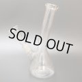 7inch Clear Glass Bong Beaker  ガラスボング 18cm