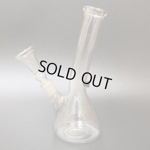 画像1: 7inch Clear Glass Bong Beaker  ガラスボング 18cm