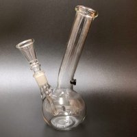 7inch Clear Glass Bong Flask  ガラスボング 18cm