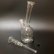 画像3: 7inch Clear Glass Bong Stand  ガラスボング 18cm (3)