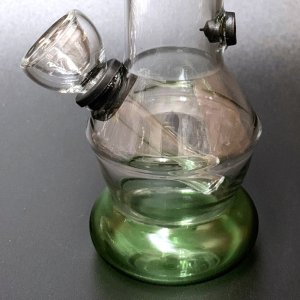 画像4: Glass Mini Bong Diamond Shape ミニ ガラスボング 13.5cm