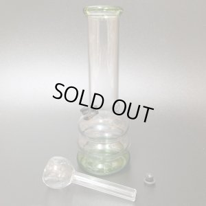 画像3: Glass Mini Bong 3Rings ミニ ガラスボング 14cm