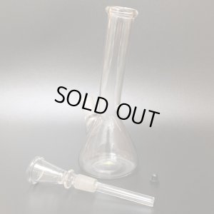 画像3: 7inch Clear Glass Bong Beaker  ガラスボング 18cm